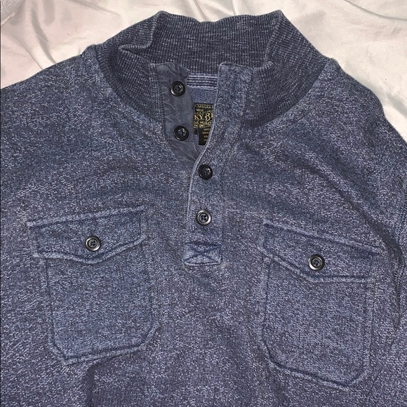 Lucky Brand Long Sleeve Quarter Button up - Picture 3 of 4